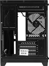Корпус Formula Crystal Z5 TG черный без БП mATX 6x120mm 1xUSB2.0 1xUSB3.0 audio bott PSU
