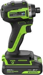 Винтоверт Greenworks ID3170 аккум. патрон:шестигр.1/4" (3804907CUC)