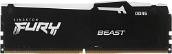 Память DDR5 8GB 6000MHz Kingston KF560C30BBA-8 Fury Beast XMP RGB RTL Gaming PC5-48000 CL30 DIMM 288-pin 1.4В kit single rank с радиатором Ret