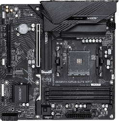 Материнская плата Gigabyte B550M X A ELITE WF7 Soc-AM4 AMD B550 4xDDR4 mATX AC`97 8ch(7.1) 2.5Gg RAID+HDMI+DP