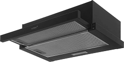 Вытяжка встраиваемая Vitek VT-TH 6020 BK черный управление: кулисные переключатели (1 мотор)