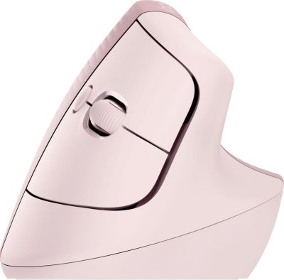 Мышь Logitech Lift розовый оптическая 4000dpi silent беспров. BT/Radio USB для ноутбука 5but (910-006478)