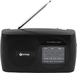 Радиоприемник настольный Vitek VT-3587 черный