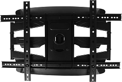 Кронштейн для телевизора Ultramounts UM912 черный 37"-75" макс.45кг настенный поворотно-выдвижной и наклонный