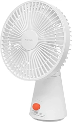 Вентилятор настольный Xiaomi Rechargeable Mini Fan 10Вт скоростей:4 белый