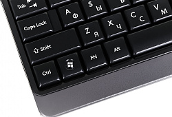 Клавиатура A4Tech Fstyler FK11 черный USB slim (FK11 USB (GREY)) кабель 1.5м