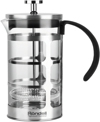 Френч-пресс Rondell Bond RDS-708 0.6л стальной/черный
