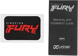 Память DDR5 16GB 6000MHz Kingston KF560C30BWA-16 Fury Beast RGB RTL Gaming PC5-48000 CL30 DIMM 288-pin 1.4В kit single rank с радиатором Ret