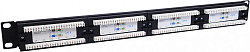Патч-панель NTSS NTSS-PP-1U-24-UTP-RJ45-6-D 19" 1U 24xRJ45 кат.6 UTP