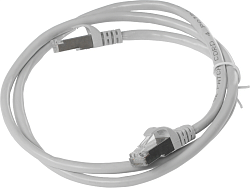 Патч-корд Premier PP6-1M 10000Гбит/с FTP 4 пары cat.6 CCA molded 1м серый RJ-45 (m)-RJ-45 (m)