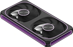 Вентилятор для корпуса Formula Air Fusion 2 Reverse ARGB 120х120x28 черный 4-pin 39.11дБ (упак.:2шт) (AIR FUSION 2 BK REVERSE) Ret