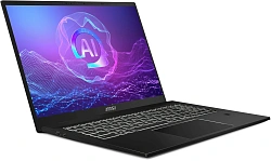 Ноутбук MSI Summit Pro 16 AI A2HVETG-085RU Core Ultra 7 255H 32Gb SSD1Tb NVIDIA GeForce RTX4050 6Gb 16" IPS Touch QHD+ (2560x1600) Windows 11 Pro black WiFi BT Cam (9S7-159631-085)