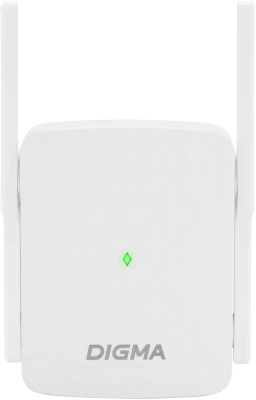 Повторитель беспроводного сигнала Digma D-WR400 AC1200 10/100BASE-TX/Wi-Fi белый