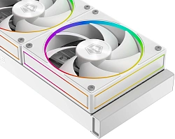 Система водяного охлаждения ID-Cooling SL360 ARGB Soc-AM5/AM4/1200/1700/1851 белый 4-pin 14-30dB Al+Cu LCD 350W Ret (SL360 WHITE)