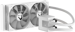 Система водяного охлаждения Formula Ice Jet Glow 240 ARGB Soc-AM5/AM4/1200/2066/1700/1851 белый 4-pin 1-27.2dB Al+Cu 310W Ret (ICE JET GLOW 240 WH)