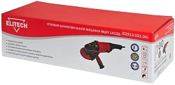 Углошлифовальная машина Elitech МШУ 1412Д 1400Вт 11800об/мин рез.шпин.:M14 d=125мм (E2213.021.00)