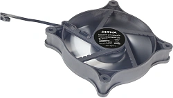 Вентилятор для корпуса Digma DFAN120PWM-2BK 120х120x25 черный 4-pin 37дБ Ret