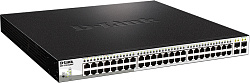Коммутатор D-Link DGS-1210-52MPP/E2A (L2) 48x1Гбит/с 4SFP 48PoE 740W управляемый
