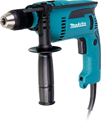 Дрель ударная Makita HP1641K 680Вт патрон:быстрозажимной реверс (кейс в комплекте)