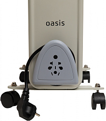 Радиатор масляный Oasis US-10 1000Вт серый