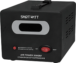 Стабилизатор напряжения Smartwatt AVR Tower 2000RF 2000ВА черный