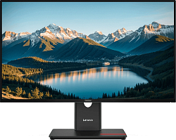 Монитор Lenovo 27" ThinkVision T27Q-40 черный IPS 4ms 16:9 HDMI полуматовая HAS Piv 1500:1 350cd 178гр/178гр 2560x1440 120Hz DP 2K USB 6.5кг