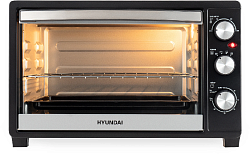 Мини-печь Hyundai MIO-HY074 30л. 1500Вт серебристый/черный