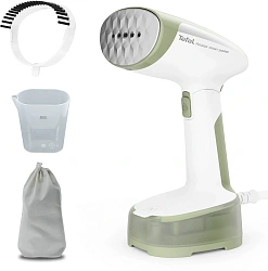 Отпариватель ручной Tefal Access Steam Pocket DT3053E1 1300Вт белый/зеленый