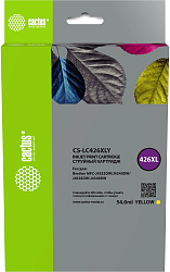 Картридж струйный Cactus CS-LC426XLY желт.пигм. (54мл) для Brother MFC-J4335DW/J4340DW/J4535DW/J4540DW с чипом