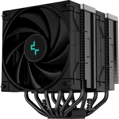 Устройство охлаждения(кулер) Deepcool AK620 Zero Dark Soc-AM5/AM4/1200/1700/1851 черный 4-pin 11-28dB Al+Cu 260W 1456gr Ret (R-AK620-BKNNMT-G-1)