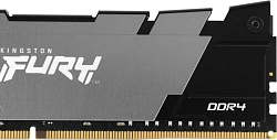 Память DDR4 4x32GB 3200MHz Kingston KF432C16RB2K4/128 Fury Renegade Black RTL Gaming PC4-25600 CL16 DIMM 288-pin 1.35В kit dual rank с радиатором Ret