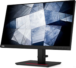 Монитор Lenovo 23.8" ThinkVision P24h-2L черный IPS 6ms 16:9 HDMI M/M матовая HAS Piv 1000:1 300cd 178гр/178гр 2560x1440 60Hz DP 2K USB 6.39кг
