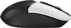 Мышь A4Tech Fstyler FG12S Panda белый/черный оптическая 1200dpi silent беспров. USB 3but