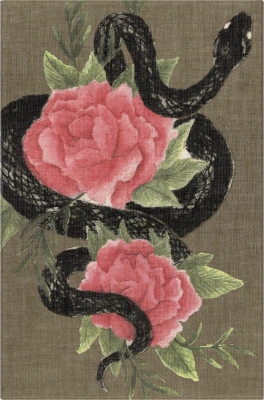 Блокнот Moleskine LIMITED EDITION YEAR OF THE SNAKE LECNYSNKQP060BOX 130х210мм 176стр. линейка твердая обложка подар.кор. Snake Roses