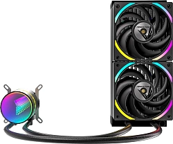 Система водяного охлаждения Formula Oasis L240 ARGB Soc-AM5/AM4/1200/2066/1700/1851 черный 4-pin 1-27.2dB Al+Cu 310W Ret (OASIS L240 ARGB BK)