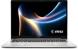 Ноутбук MSI Modern 14S AI+ G3MG-010XRU Core Ultra 7 355 16Gb SSD512Gb Intel Graphics 14" OLED FHD+ (1920x1200) без ОС silver WiFi BT Cam (9S7-14U212-010)