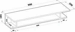 Стол Сокол ПК-800 столешница ЛДСП белый (00-00014567)