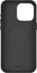 Чехол (клип-кейс) uBear для Apple iPhone 15 Pro Max Capital Case with MagSafe черный (CS307BL67PCP-I23M)