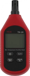 Термогигрометр RGK TH-20 портативный красный/черный (778619)
