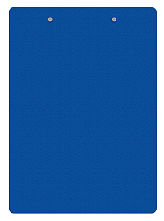 Папка-планшет Бюрократ -PD6004/BLUE A4 пластик 1.2мм синий