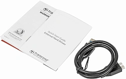Жесткий диск Transcend USB3.0 1TB TS1TSJ25A3K StoreJet 25A3 2.5" черный
