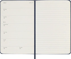 Еженедельник Moleskine CLASSIC WKNT Pocket 90x140мм 144стр. синий сапфир