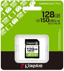 Флеш карта SDXC 128GB Kingston SDS3/128GB Canvas Select Plus V10 w/o adapter
