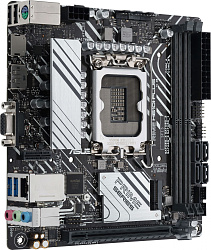 Материнская плата Asus PRIME H610I-PLUS-CSM Soc-1700 Intel H610 2xDDR5 mini-ITX AC`97 8ch(7.1) GbLAN+VGA+HDMI+DP