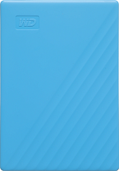 Жесткий диск WD USB3.2 Gen1 4TB WDBPKJ0040BBL-WESN My Passport 2.5" голубой