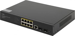 Коммутатор Cudy GS2008PS2 (L2) 8x1Гбит/с 2SFP 8PoE+ 120W управляемый