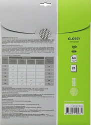 Пленка для ламинирования Cactus 100мкм A4 (25шт) глянцевая 216x303мм CS-LPGA410025