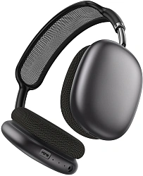 Наушники накладные Hoco W65 т.серый беспроводные bluetooth оголовье (50335)
