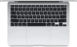 Ноутбук Apple MacBook Air A2337 M1 8 core 8Gb SSD256Gb/7 core GPU 13.3" IPS (2560x1600) macOS silver WiFi BT Cam (MGN93LL/A)