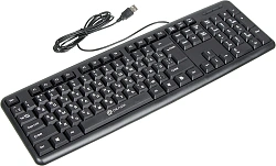 Клавиатура Оклик 180V2 черный USB (1185956)